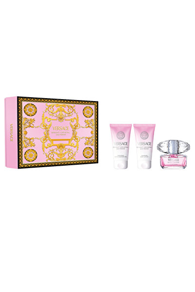 Versace Bright Crystal EDT 50 ml Parfüm + Duş Jeli 50 ml + Vücut Losyonu 50 m...