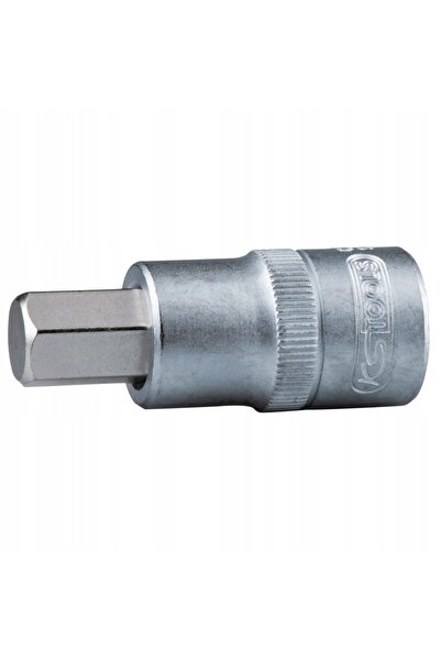 KS Tools Cheie tubulară de 1/2 cu bit pentru șuruburi cu cap hexagonal, scurtă.