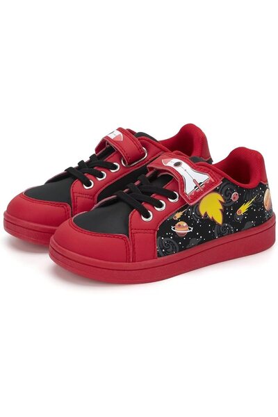 OEM Children's Sports Shoes with Velcro Closure – Cartoon Design, size 25, 26
