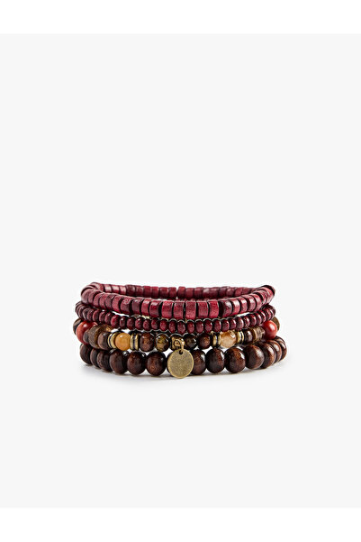 Koton Set of 4 Wooden Beaded Bracelets