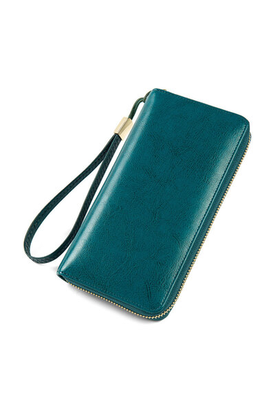 PriStyle Premium Women's Wallet , with Card Slots, Cash and Coin Drawer, Genu...