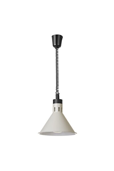 HENDI Lampă de căldură conică, albă, diametru 275 x 250 mm, 230V/250 W