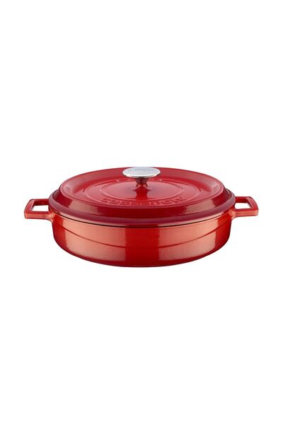 Lava Casserole dish, cast iron, 28 cm / 3.5 l, "Trendy", red -