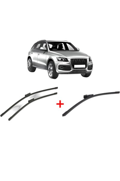 Bosch Set of 3 wipers AUDI Q5 (8RB) 2008 - 2017, for windshield and rear wind...