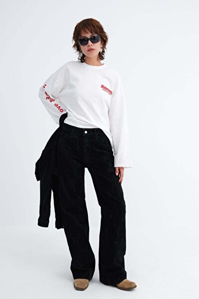 Addax Wide Leg Jean Pants Pn488-1