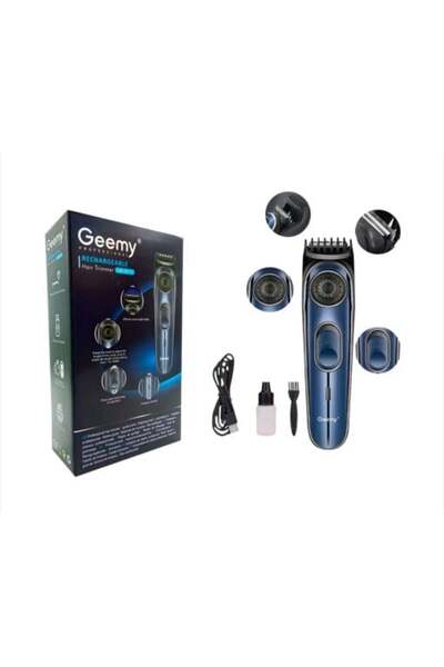 Geemy Masina de tuns si aparat de ras Professional, fara fir, lame inox, regl...