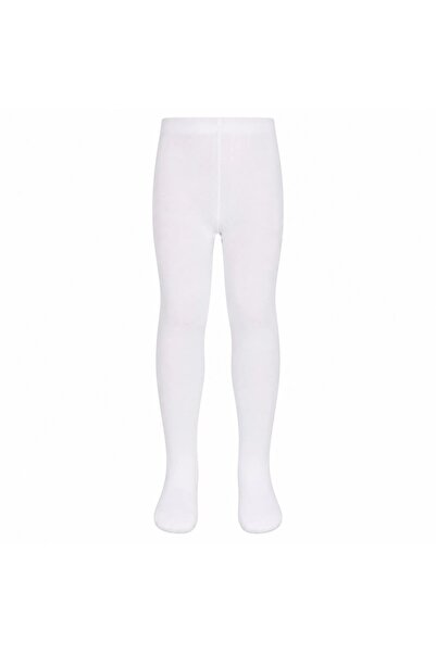 TeOraStore Çocuk Beyaz Külotlu Çorap Yüksek Pamuklu Kışlık Parfümlü Yumuşak Dokulu Esnek Rahat