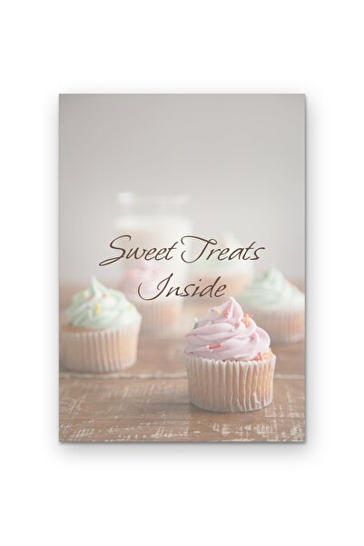 OEM Poster Carton Dulciuri Delicioase La Interior, Design Modern, 250g, A4