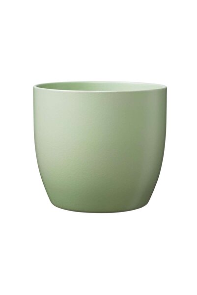 OEM Ghiveci ceramic, interior, rotund, fistic, 14 x 13 cm, Basel, mat