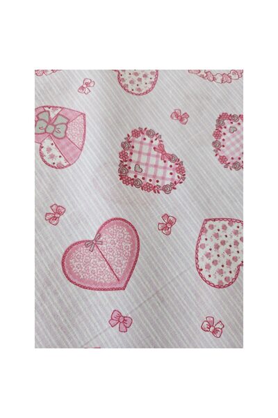 Tyana Accesorii Bumbac percal imprimat, lățime 150 cm, ROZ SWEET HEART