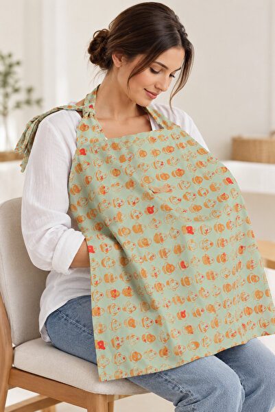 Harry&Millie Multi-Purpose 100% Cotton Nursing Bib and Cover