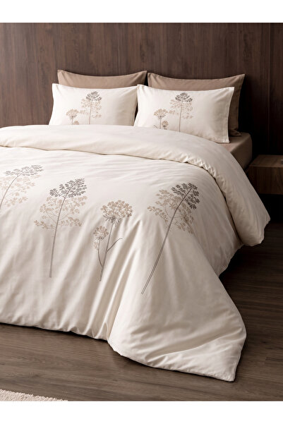 BELENAY Gabbi 6 Piece Embroidered 100% Cotton Duvet Cover Set