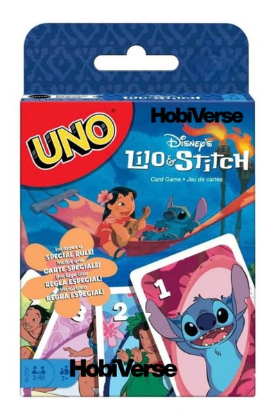 Hobiverse Uno Lilo&Stitch +3 Yaş Eğlenceli Eğitici Geliştirici Hobi Kart Oyunu