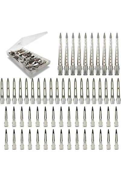 MAKINGTEC 60-Pack Styling Hair Clips, Sectioned Duck Bill Long Hair Clips for...