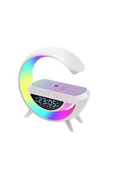 OEM Ceas Digital 5in1 cu Lampa LED RGB, Incarcator Wireless, Boxa Bluetooth, ...