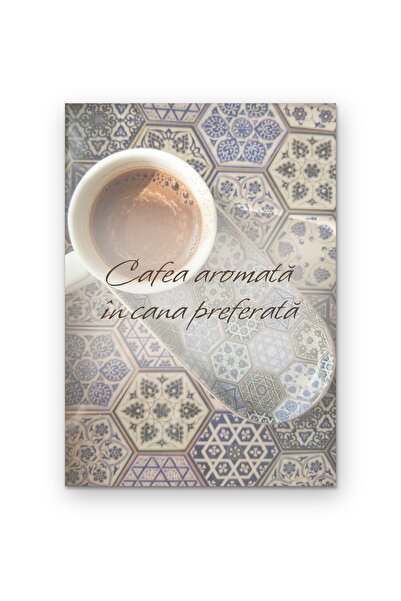 OEM Poster Cardboard 250g A4 Aromatic coffee in your favorite cup, Decorative...