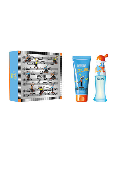 Moschino I Love Love EDT 50 ml Parfüm + Vücut Losyonu 100 ml Kadın Parfüm Seti