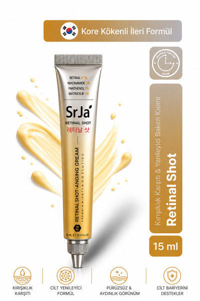 SrJa Retinal Shot %0,1 Sıkılaştırıcı & Güçlendirici Tightening Booster Krem 1...