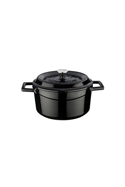 Lava Saucepan, cast iron, 20 cm, "Trendy" range, black - brand