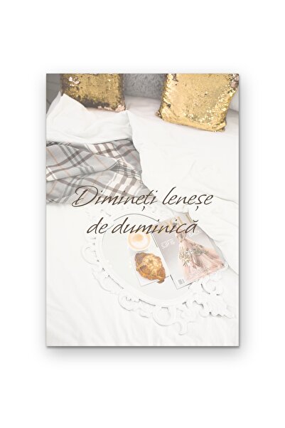 OEM Poster Carton 250g A4 Dimineți leneșe de duminică, Artă de perete motivaț...