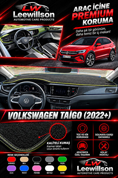 LeeWillson Volkswagen Taigo (2022+) Front Dashboard Protection Protective Cov...