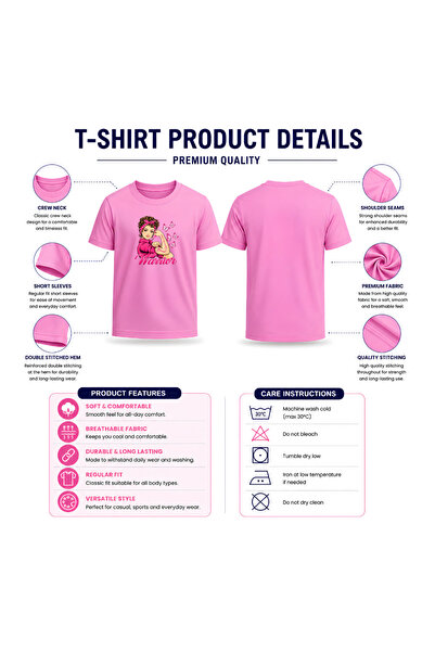 PRINTSHOP4ME Pink Cancer Awareness Tshirts For Men And Women - Fundraising,Awareness,Events,Marathon