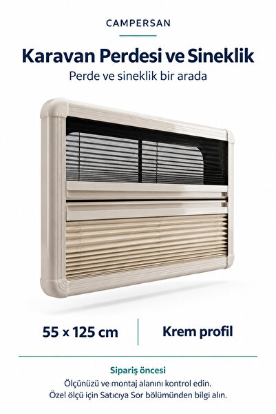 CAMPERSAN Karavan Perdesi ve Sineklik 55x125 cm