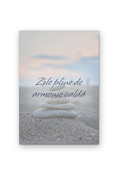OEM Poster Carton 250g A4 Zile pline de armonie caldă, Design Minimalist, Mat