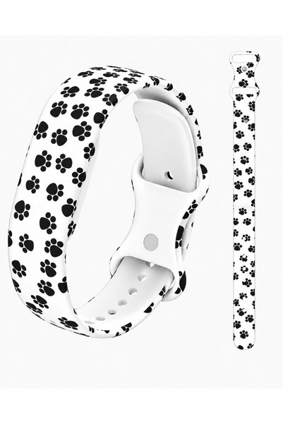 Alstrap Fitbit Air Uyumlu Desenli Akıllı Bileklik Silikon Kordon(Cihaz Dahil ...
