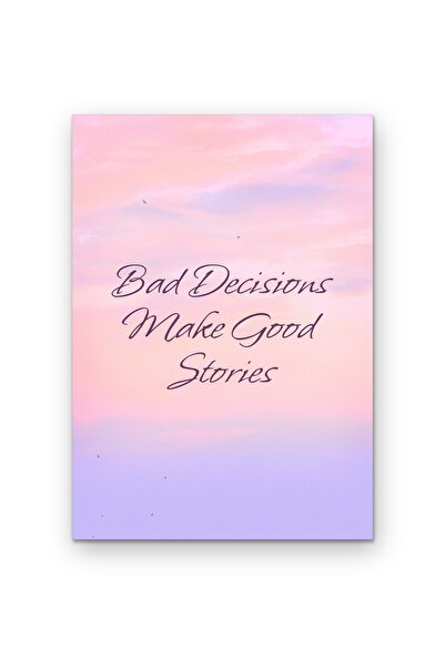 OEM Poster Carton 250g A4 Deciziile rele fac povesti bune, Citat motivational...