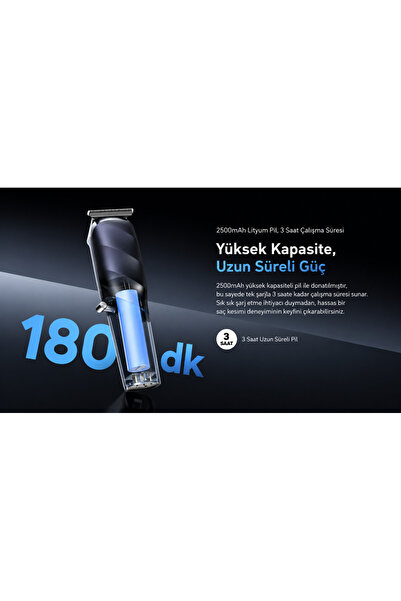 oraimo Profesyonel Saç ve Sakal Kesme Makinesi OTR-580P DEEP BLUE