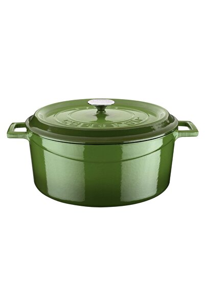 Lava Saucepan, cast iron, 32 cm, "Trendy" range, green - brand