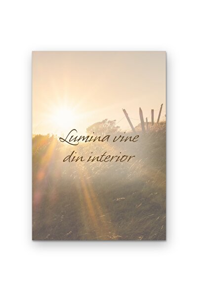 OEM Poster Carton 250g A4 Lumina vine din interior, Design Inspirational, Mat