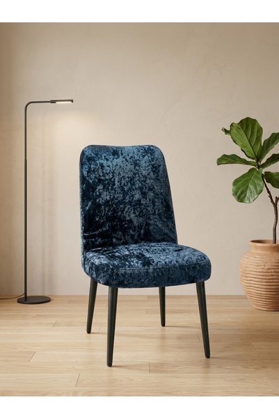 kadife desen oval sandalye kılıfı