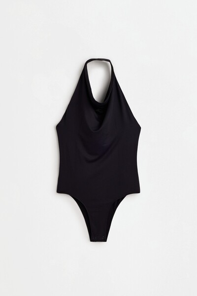 LEFTIES Halter yaka body