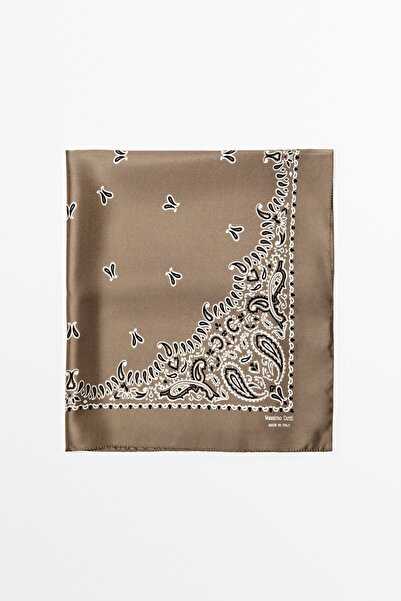 Massimo Dutti Paisley desenli fular