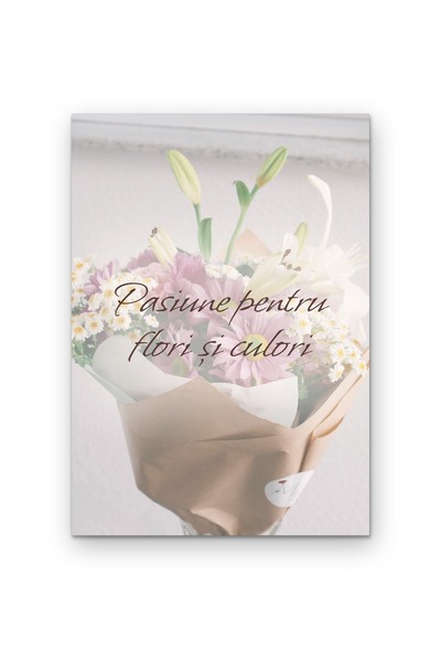OEM Poster Carton 250g A4, Tablou Decorativ Pasiune pentru flori și culori, A...