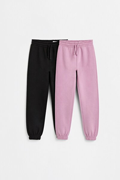 LEFTIES Pack 2 düz renkli sweatshirt kumaşı pantolon