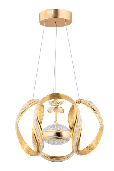 İstanbul Avize Aura Gold Bigie Kumandalı Led 3 Renk Ledli Modern Avize