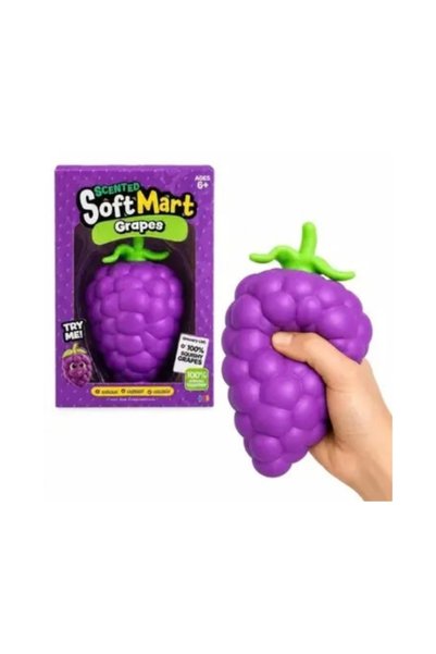Generic Brand Scented Grape Squishy Stress Toy – Soft Slow Rising Fruit Squeeze Fidget Toy