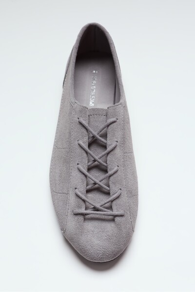 Stradivarius Deri görünümlü yumuşak blucher sneaker