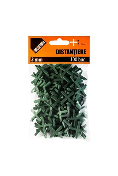 OEM Distantiere pentru placi ceramice, Baudeman, rost 3 mm, set 100 bucati