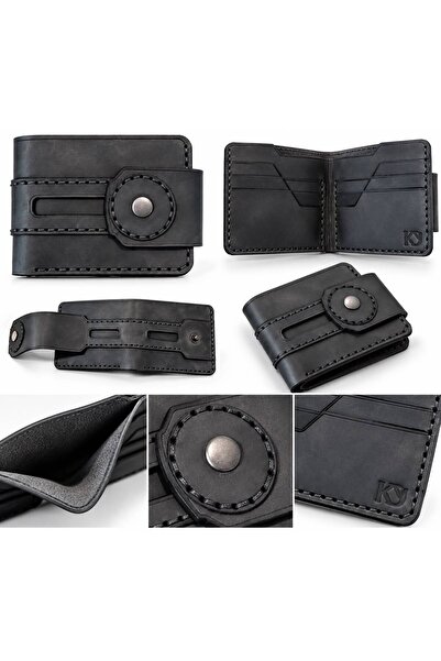 Koçaklar giyim Genuine 100% Leather Handmade Wallet