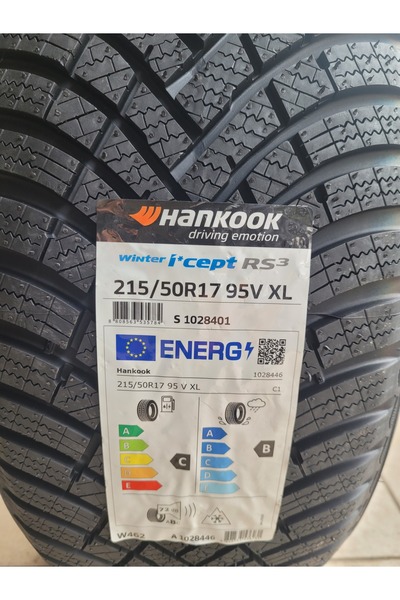 Hankook 215/50R17 Winter I-cept RS3 W462 95V XL Set Olarak(4 ADET) 2026 Üretim*