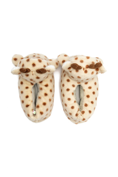 Twigy Cookie Kadın Hayvanlı Panduf Bej 36/41