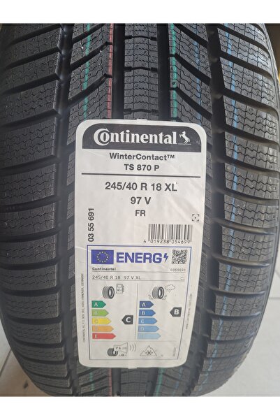 Continental 245/40R18 Winter Contact TS870P 97V XL Set Olarak (4 ADET) 2026 Ü...