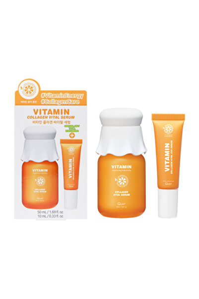 Quret Vitamin Collagen Vital face serum with vitamins and collagen, 50 ml + e...