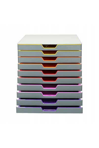 Durable Varicolor 10 cutie de depozitare documente pentru dulap