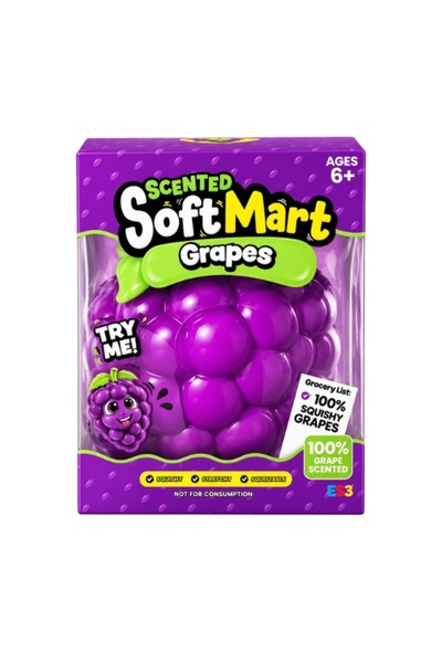 Generic Brand Scented Grape Squishy Stress Toy – Soft Slow Rising Fruit Squee...