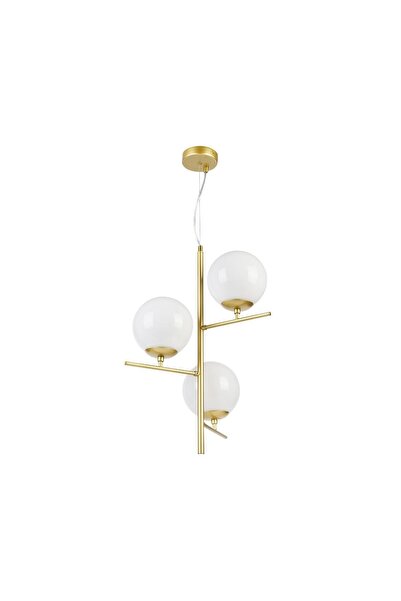 Klausen Cosmic SP3 G Chandelier, 3xE27, gold,